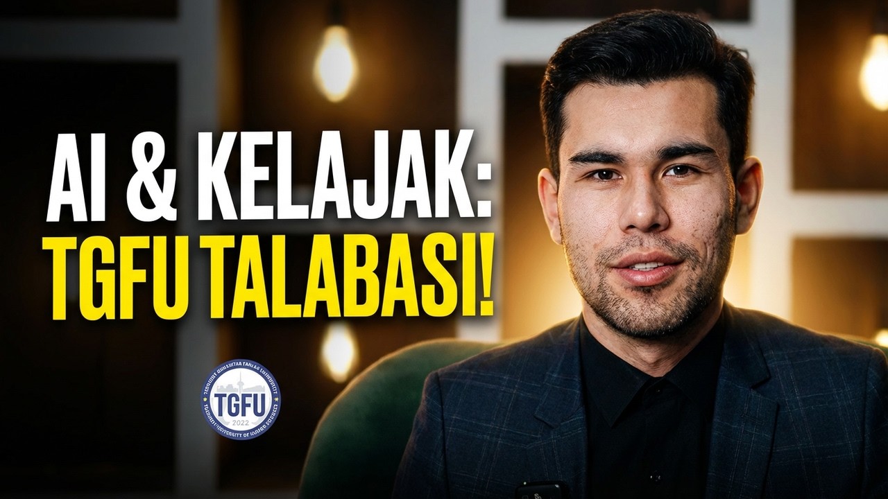 Sun'iy Intelekt (AI) xavfmi yoki imkoniyat | TGFU qobilyatli talabasi ! #2