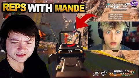 TSM Reps is back!!  TSM Reps struggles in RANK  with TSM Mande ( apex legends )