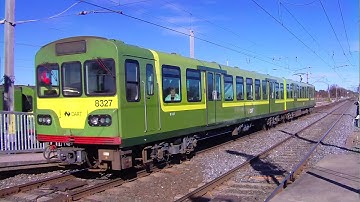 8300 Class Dart Train number 8327 - Clontarf Road Station, Dublin