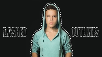 Create a Dotted or Dashed lines around the person using GIMP | Photoshop Alternative | #84