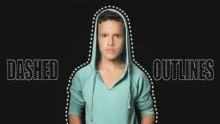 Create a Dotted or Dashed lines around the person using GIMP | Photoshop Alternative | #84