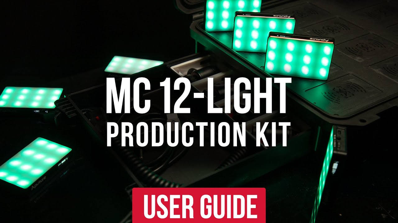 MC 12-Light Production Kit | User Guide - YouTube