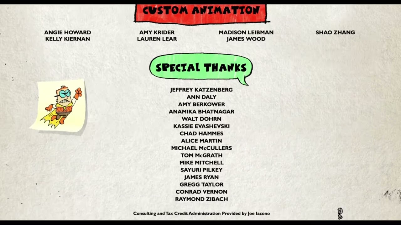 Tamagotchi Pixels in Captain Underpants: The First Epic Movie end credits