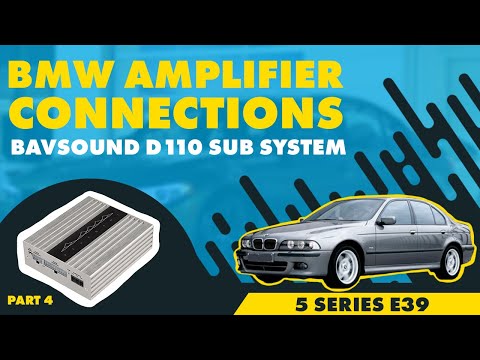 BAVSOUND - BMW e39 5 Series non-DSP - 4/4 Final Amplifier ... e39 dsp wiring 