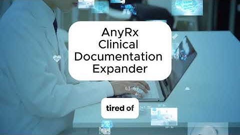 AnyRx Clinical Documentation Template