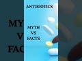 Antibiotics!!#shadowpharmacist#MedicalMyths#AntibioticAwareness #Health #PharmacistAdvice