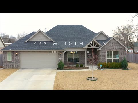 732 W 40th Pl, Sand Springs, OK home video tour
