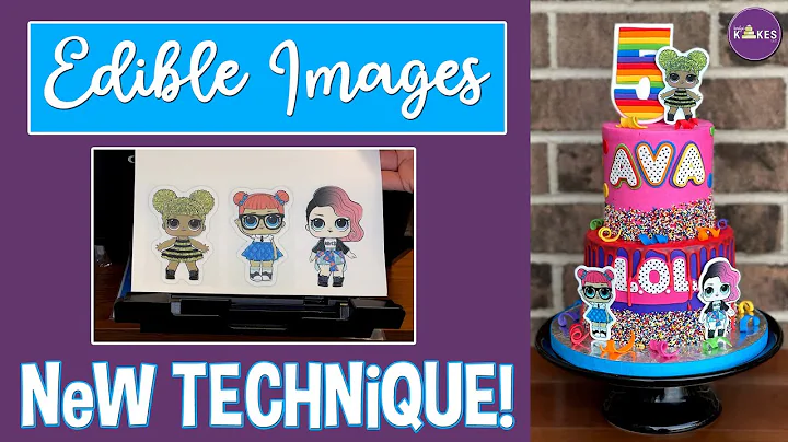 UPDATED!  Using My Edible Image Printer | How To Print And Cut Edible Images