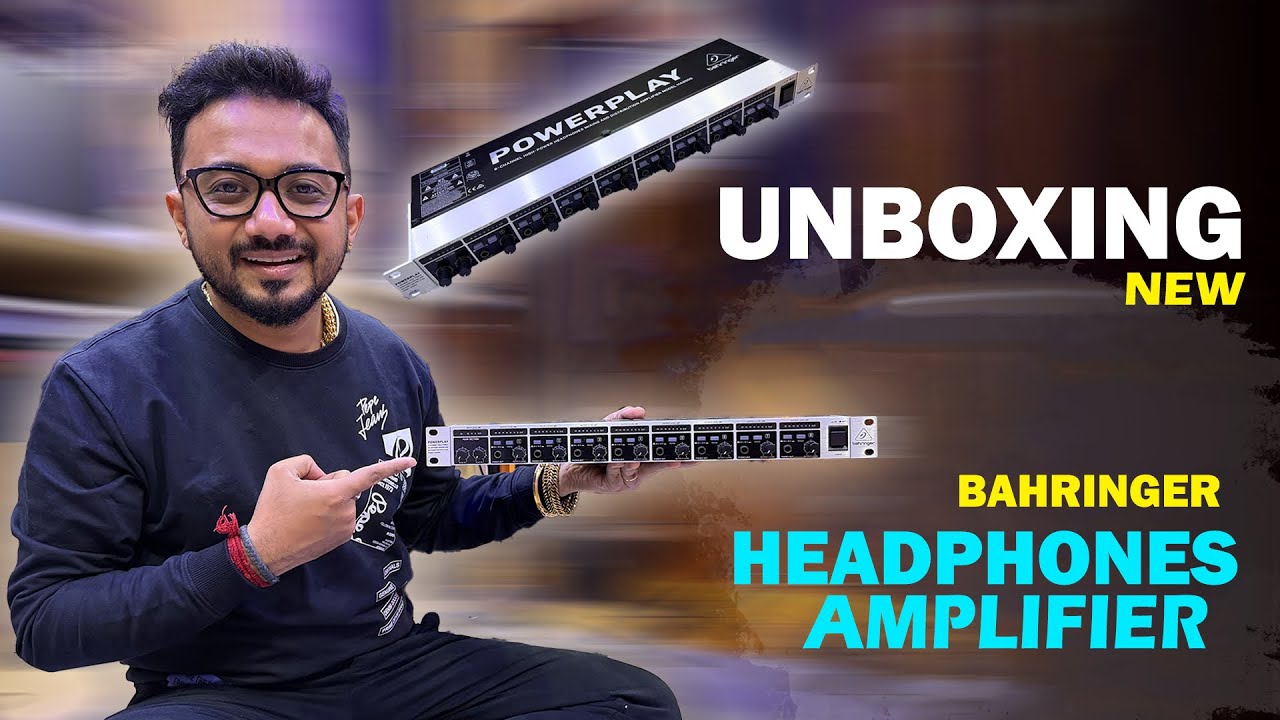 Bahringer HA 8000 Headphone Amplifier Unboxing | Bahringer Powerplay HA 800 | Keshab Dey Vlog