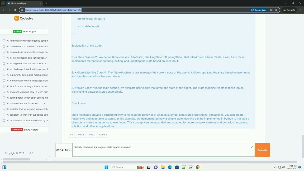 ai state machines state agents state spaces explained