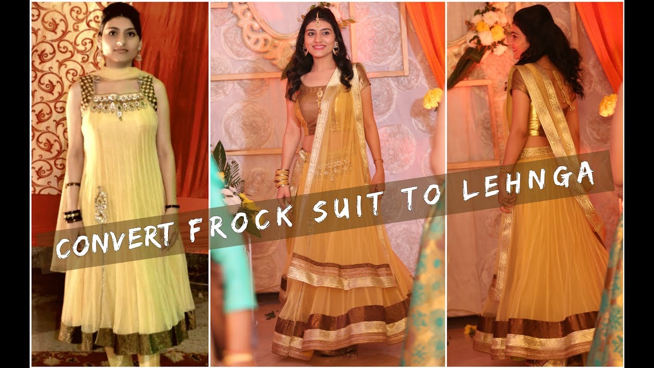 frock suit and lehenga