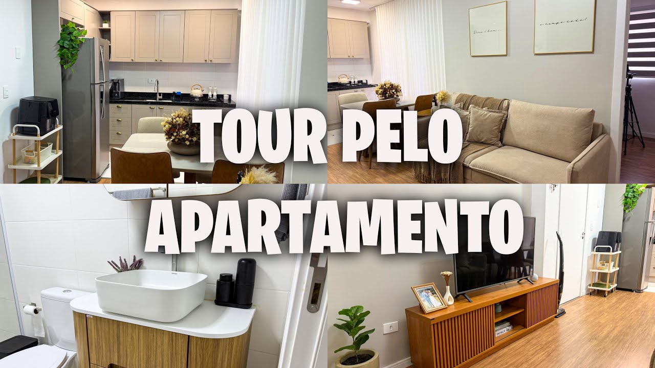 TOUR PELO NOSSO APARTAMENTO 