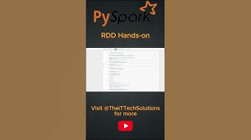 PySpark RDD Hands-On #pyspark #spark #rdd #rddhandson