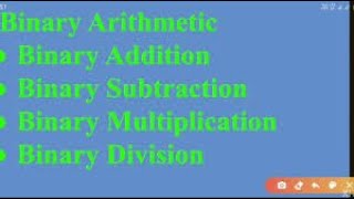 Class 7th Computer chapter 2 "The Binary System" Part 6 Binary Subtraction