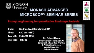 Monash Advanced Microscopy Seminar: Robert Haase, Data Science Center ScaDS.AI, Leipzig Uni, Germany