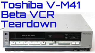 EW0221 - Toshiba V-M41 Beta VCR Teardown