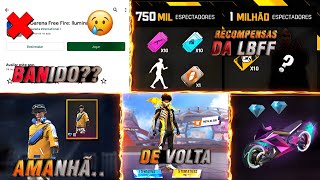 FREE FIRE VAI SER BANIDO? RECOMPENSAS DA LBFF, NOVO HYPADO, NOVA RECARGA, PACOTE COBRA E MUITO MAIS