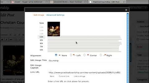 How to wrap text around an image in Wordpress 2.7