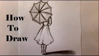 umbrella step draw beginners