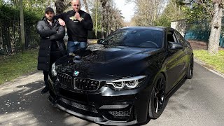 AKRAM M'ENVOIE EN ENFER DANS SA NOUVELLE VOITURE 😱😨 !! BMW M4 CS 550 CH 😈🔥 !!