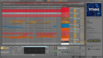 Titans - Ableton Live 10 Techno Project Template | Studio Slave