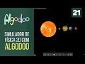 Construindo um Sistema Solar (Exemplo Prático) | Curso Gratuito Simulador de Física 2D com Algodoo