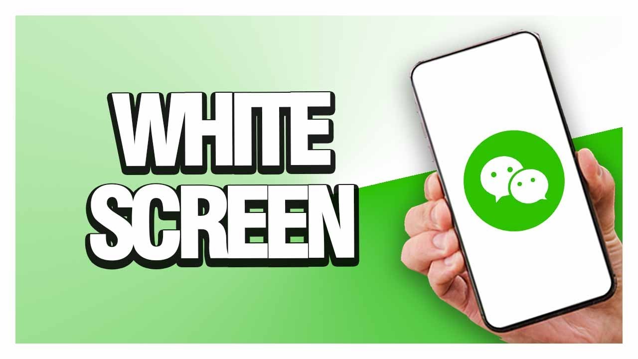 How To Fix WeChat App White Screen | Final Solution - YouTube