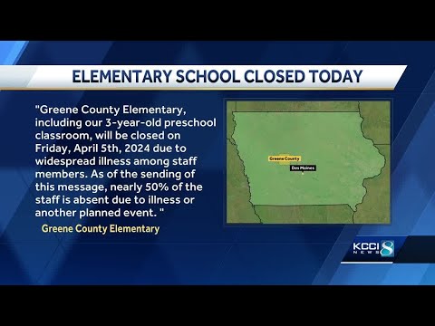 Greene County Elementary School cancels classes after teachers became sick