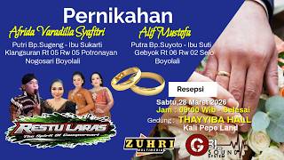  Cs Restu Laras  Wedding Vara U0026 Alif  Gbl   Gedung Thayyiba Hall  Sabtu28 Maret 2026