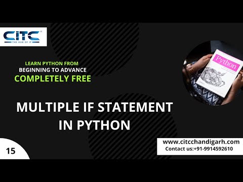 Multiple If Statement in python | Part-15 |