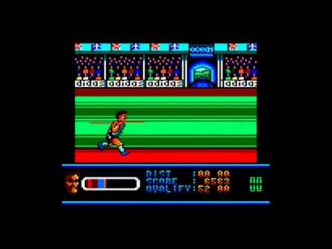 [AMSTRAD CPC] Daley Thompson's Olympic Challenge - Longplay & Review