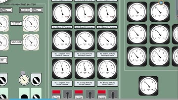 Crude oil tankers RUNNING OF COP or Cargo Oil PUMPS DISCHARGING