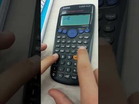 חישוב ביטויים עם השורשים בעזרת מחשבון 82ES plus casio