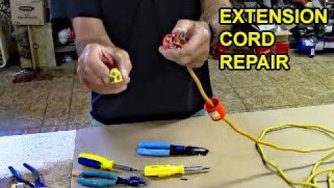 Extension Cord Repair - Save Money - Improve Quality