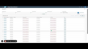 SAP SD   Create Outbound Delivery SAP   Pick Quantity SAP