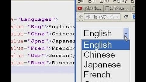 HTML,CSS Listbox Creation