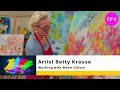 MIXING AND COMPARING COLORS  /  ARTIST BETTY KRAUSE