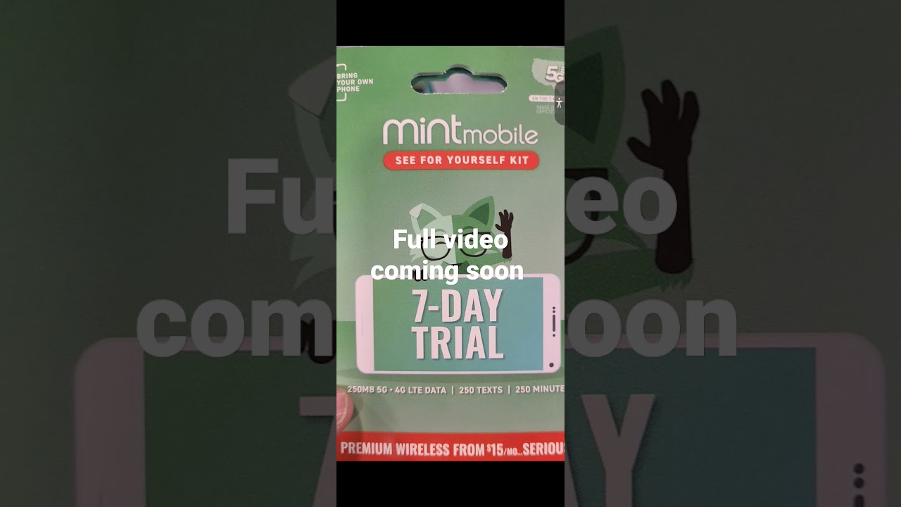 Mint Mobile 7 Day Free Trial shorts 