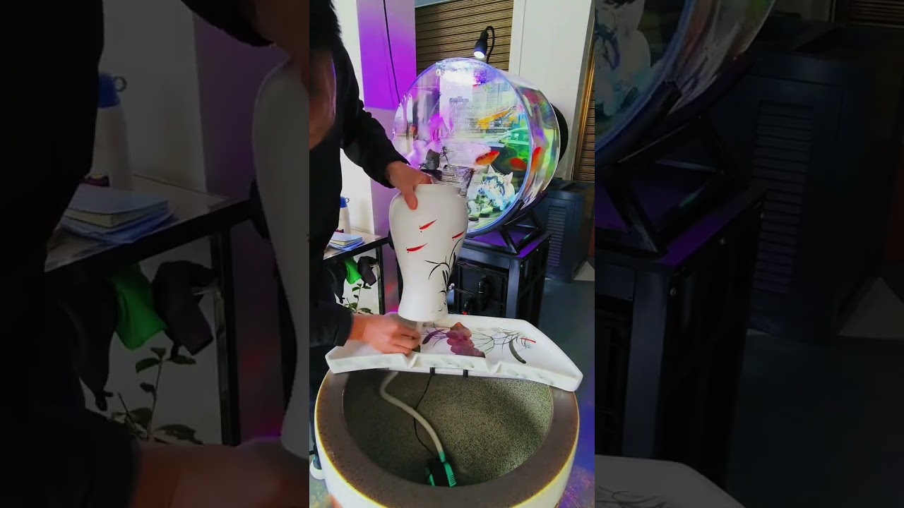 DIY see-through fish tank #aquarium #aqua #shorts #ytshorts #youtubeshorts #viral