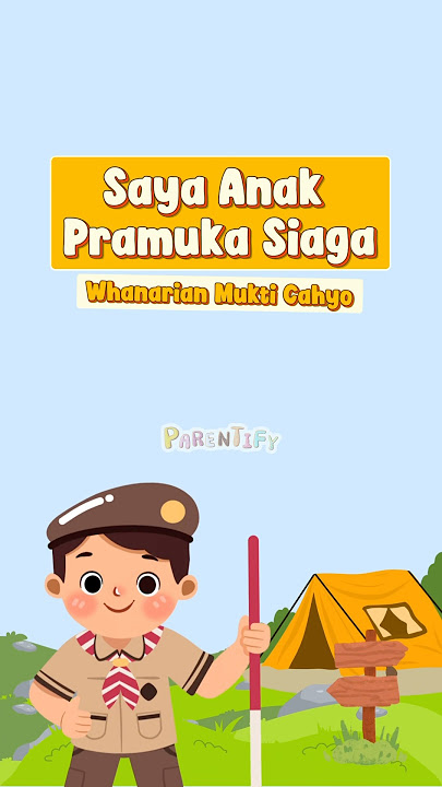 Lagu Saya Anak Pramuka Siaga - Lirik lagu anak #pramuka #tepukpramuka #anakpramuka #videolirik