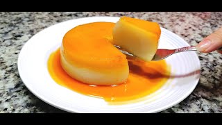 FLAN DE AVENA!!// 3 ingredientes y sin horno ¡sin huevo y riquísimo!