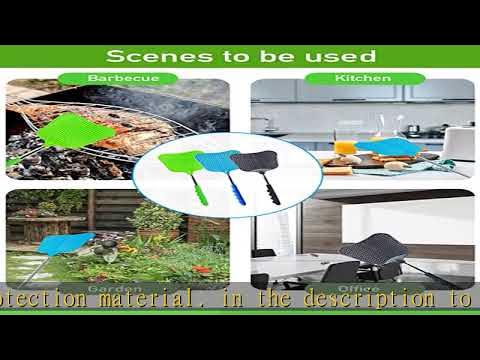 Extendable Fly Swatter, Durable Telescopic Plastic Fly Swatter Heavy Duty Set, R