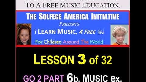 Part 6a. LESSON 3 of 32, The Sol_G Major Scale. THEORY