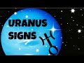 URANUS SIGNS