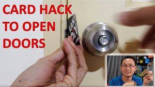 FIXHACKDIY - Open Doors using Credit Card