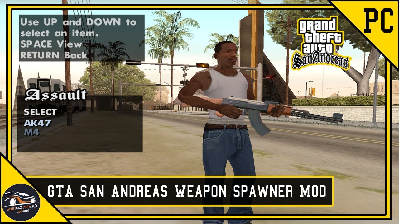 Weapon Spawner Mod For GTA San Andreas 2022 | GTA San Andres Mods 2022 ...