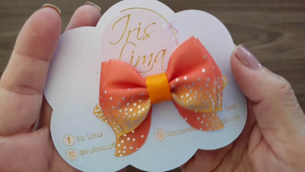 Laço Gravatinha Duplo Bem Me Quer - DIY  🎀 Pap 🎀 Tutorial