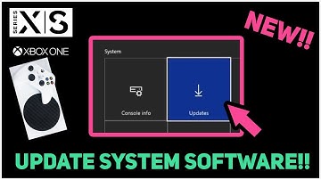 Xbox Series X S How to Update System Software New!