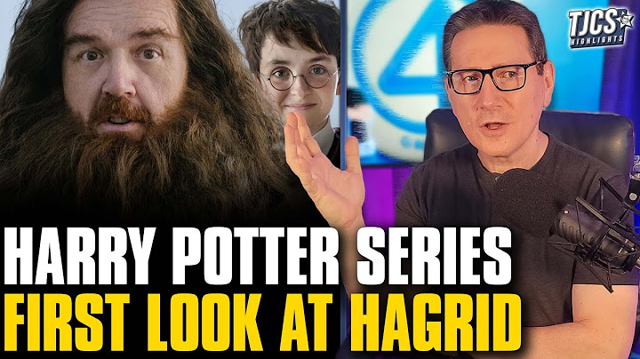 Harry Potter First Look At Nick Frost As Hagrid