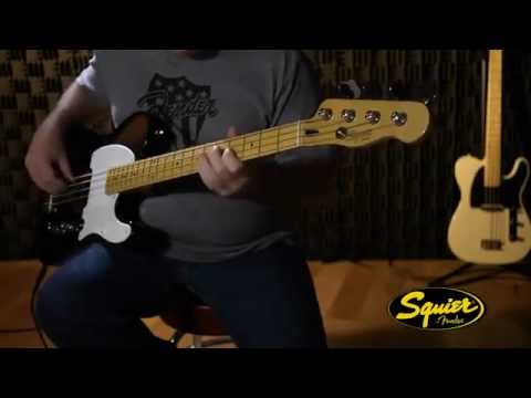 Squier Vintage Modified Telecaster Bass Demo - YouTube